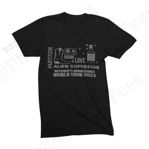 Beyoncé Renaissance Drunk in Love Alien Superstar Partition T Shirt Beyonce